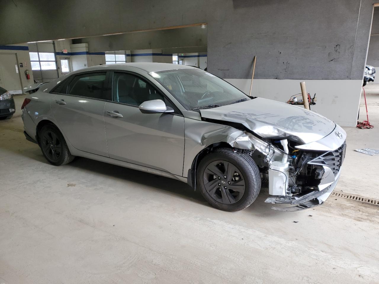 2021 Hyundai Elantra VIN 5NPLS4AG5MH047012 Copart auction photo, all over damage thumbnail 4