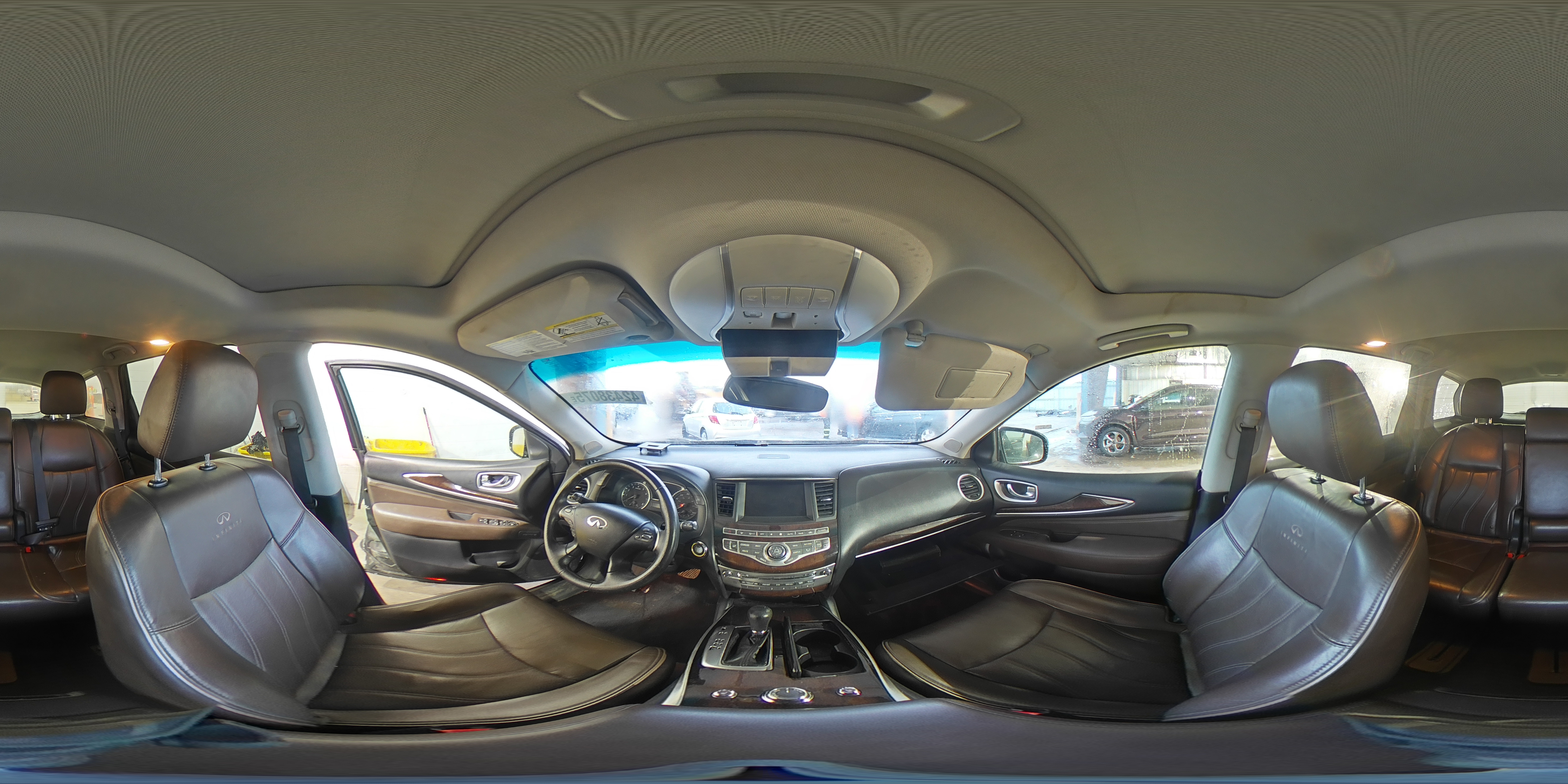 2013 Infiniti JX VIN 5N1AL0MM0DC303630 Copart auction photo, front end / side damage thumbnail 15