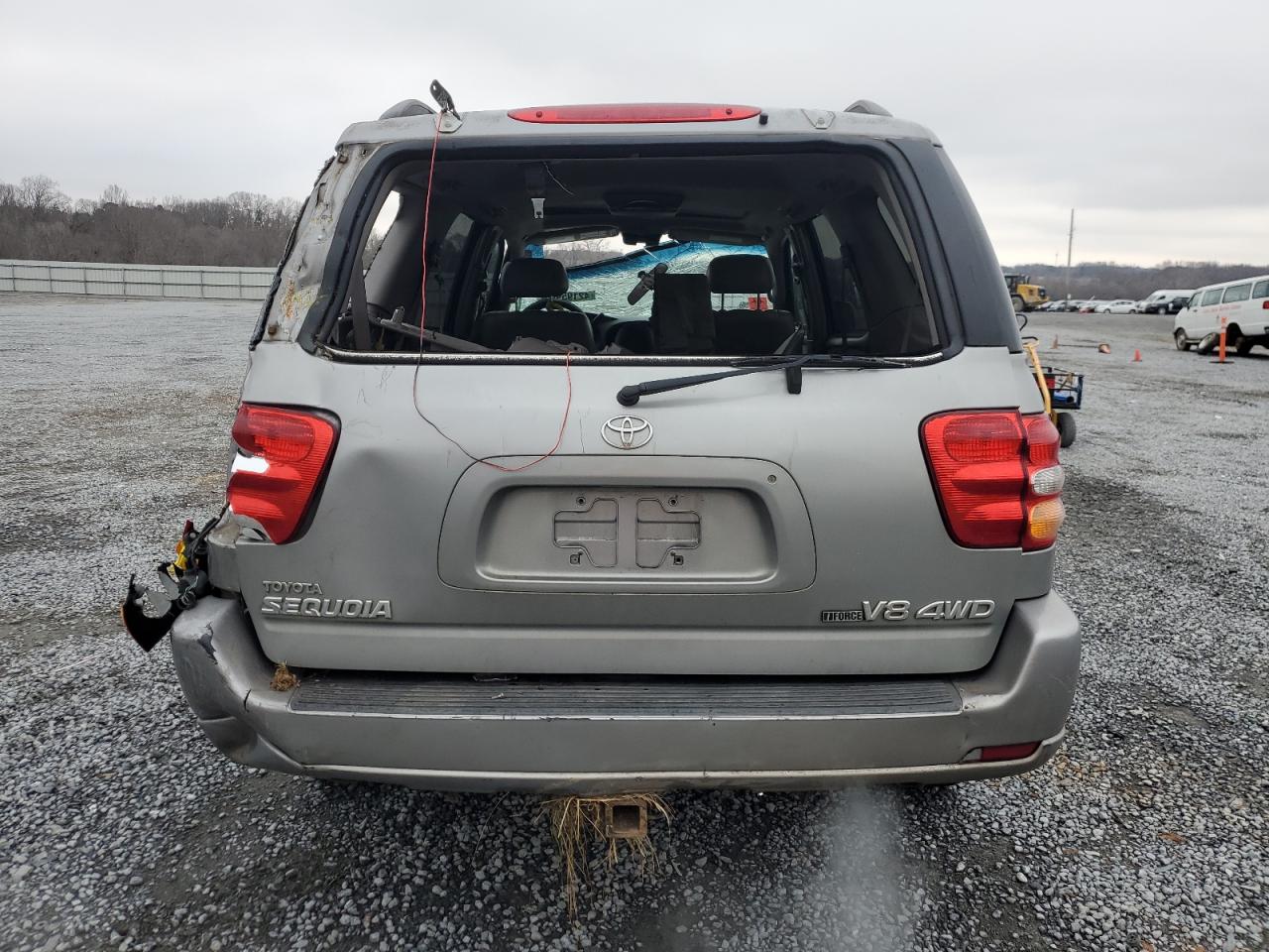 2003 Toyota Sequoia VIN 5TDBT44A33S196608 Copart auction photo, all over damage thumbnail 6
