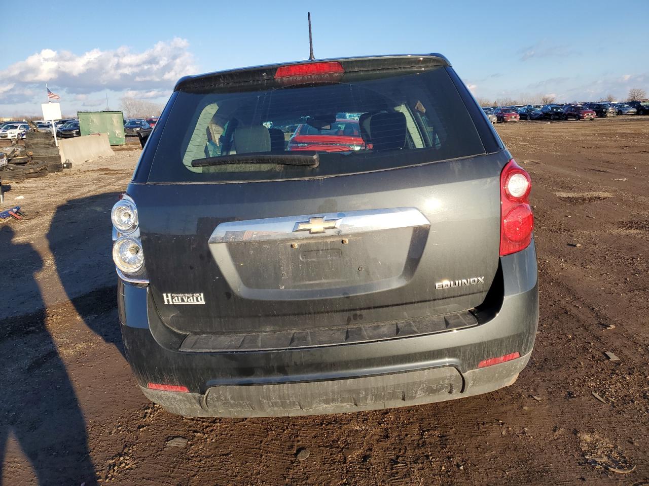 2014 Chevrolet Equinox VIN 2GNALAEK0E1122971 Copart auction photo, side / front end damage thumbnail 6
