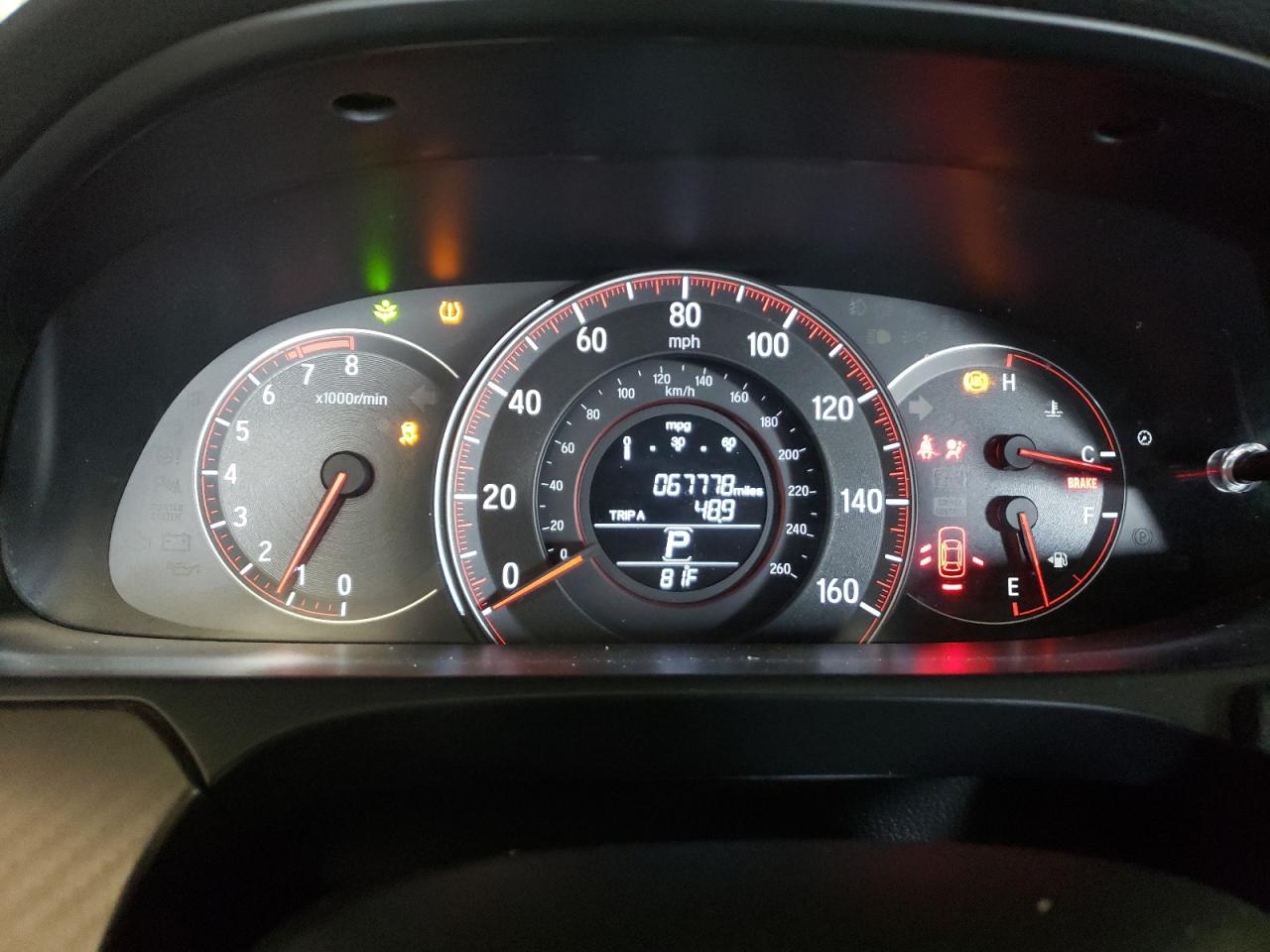 2017 Honda Accord VIN 1HGCR2F52HA124876 Copart auction photo, side damage thumbnail 9