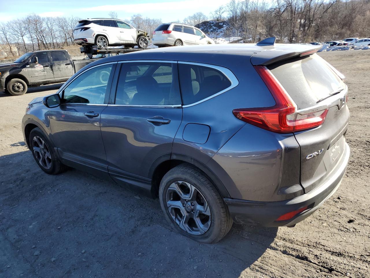 2018 Honda CR-V VIN 7FARW2H59JE102731 Copart auction photo, all over damage thumbnail 2