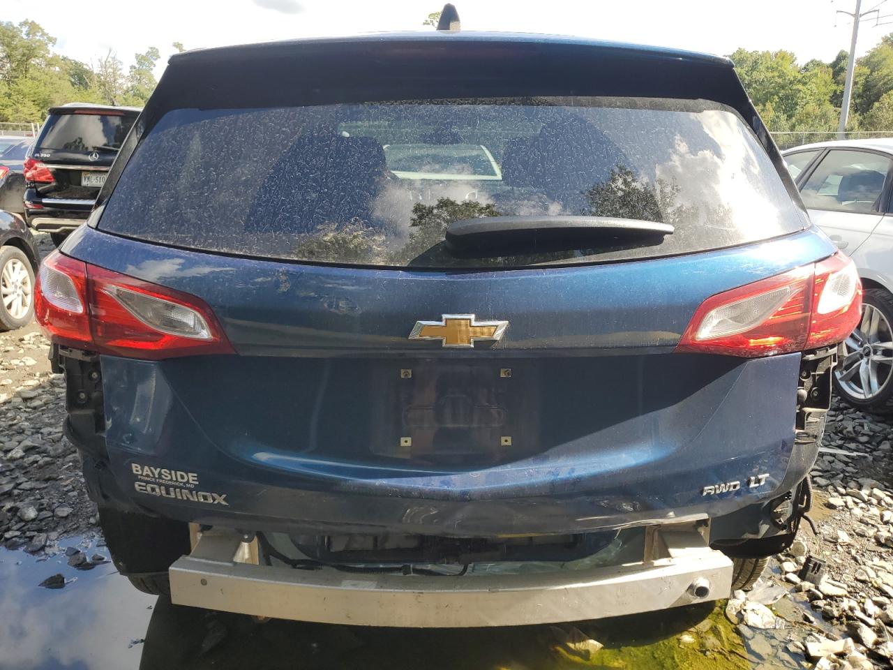 2021 Chevrolet Equinox VIN 3GNAXUEV2ML359362 Copart auction photo, front end / rear end damage thumbnail 6