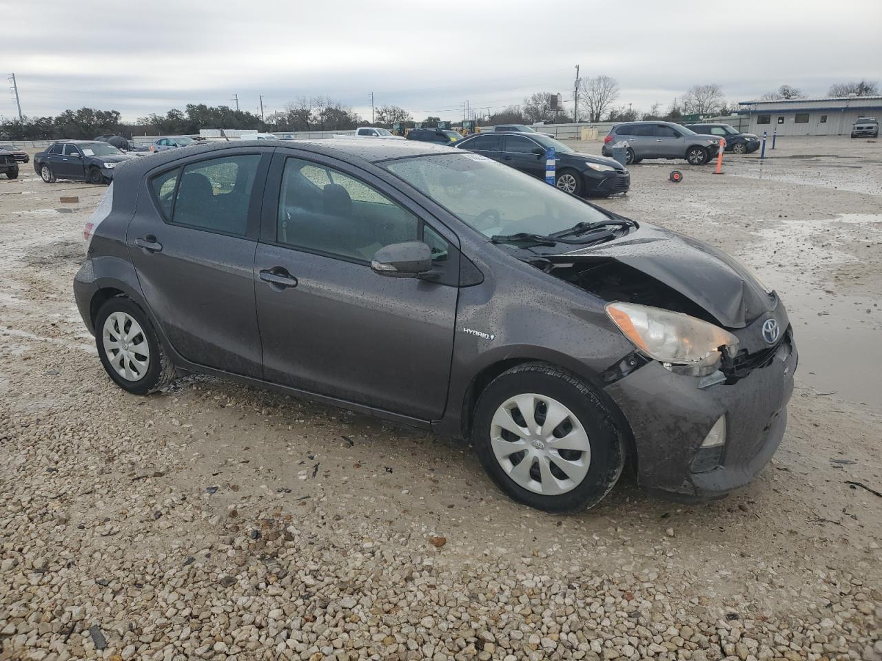 2012 Toyota Prius VIN JTDKDTB32C1502495 Copart auction photo, front end / side damage thumbnail 4