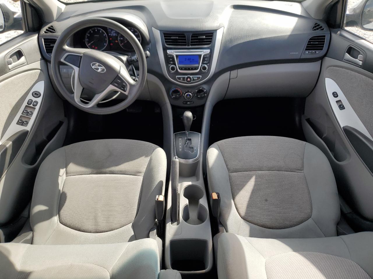 2014 Hyundai Accent VIN KMHCT5AE1EU145619 Copart auction photo, front end / minor dent/scratches damage thumbnail 8
