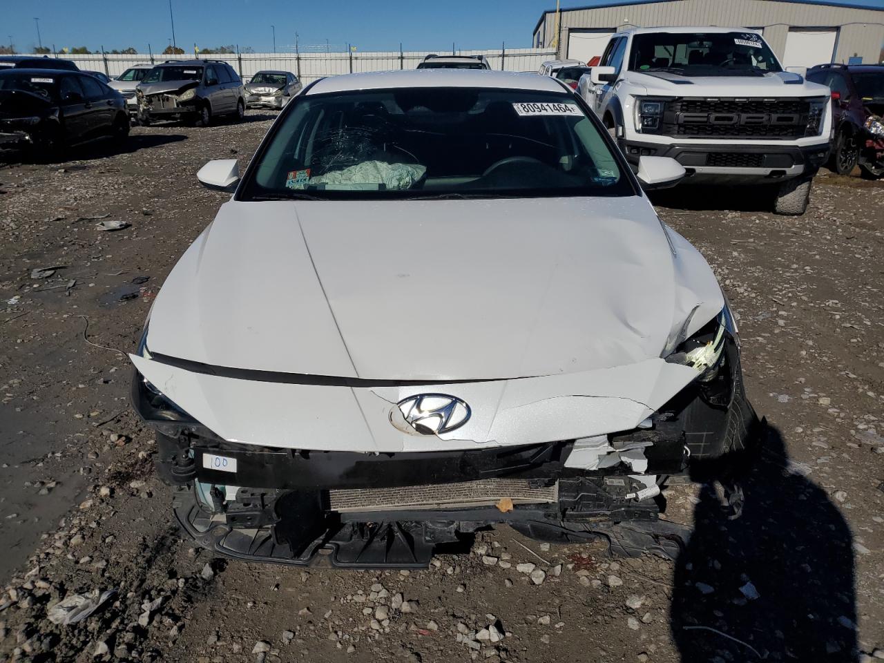 2021 Hyundai Elantra VIN 5NPLM4AG8MH007260 Copart auction photo, front end damage thumbnail 5