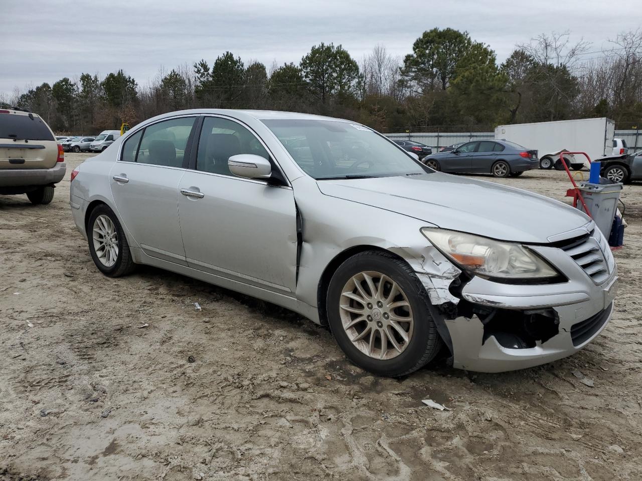 2011 Hyundai Genesis VIN KMHGC4DE6BU116538 Copart auction photo, front end / minor dent/scratches damage thumbnail 4