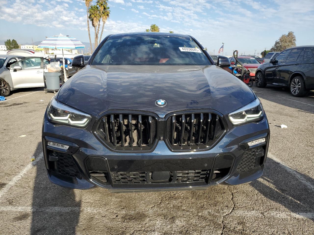 2021 BMW X6 VIN 5UXCY6C04M9H02068 Copart auction photo, water/flood / minor dent/scratches damage thumbnail 5