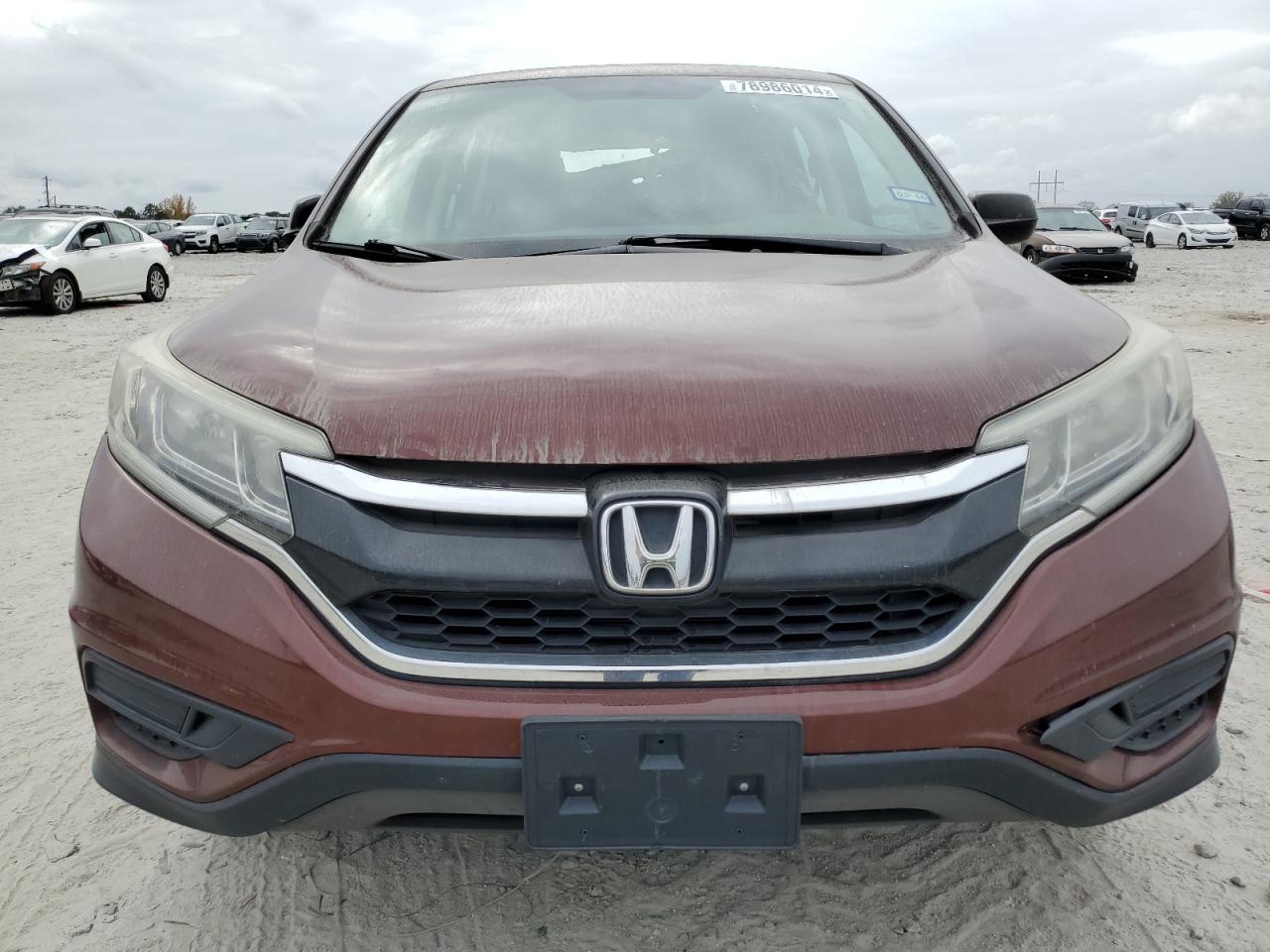 2015 Honda CR-V VIN 3CZRM3H36FG702642 Copart auction photo, rear end / minor dent/scratches damage thumbnail 5
