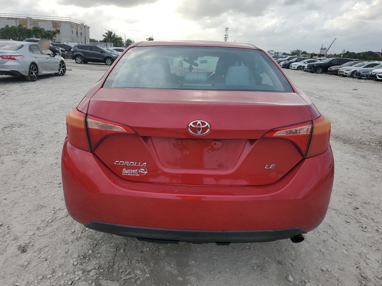 2017 Toyota Corolla VIN 2T1BURHE7HC946485 Copart auction photo, front end damage thumbnail 6