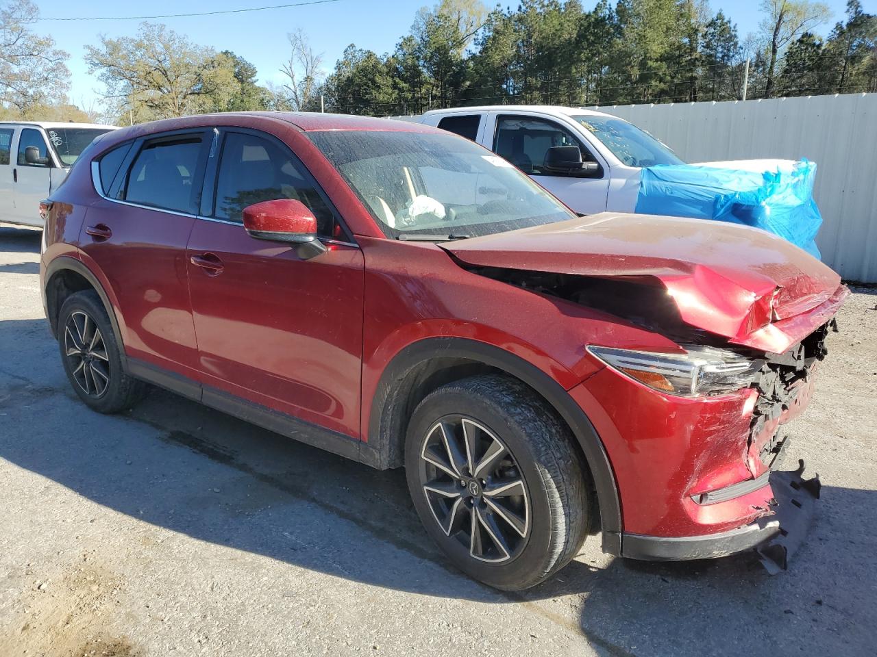 2018 Mazda CX-5 VIN JM3KFADM1J1454982 Copart auction photo, front end damage thumbnail 4