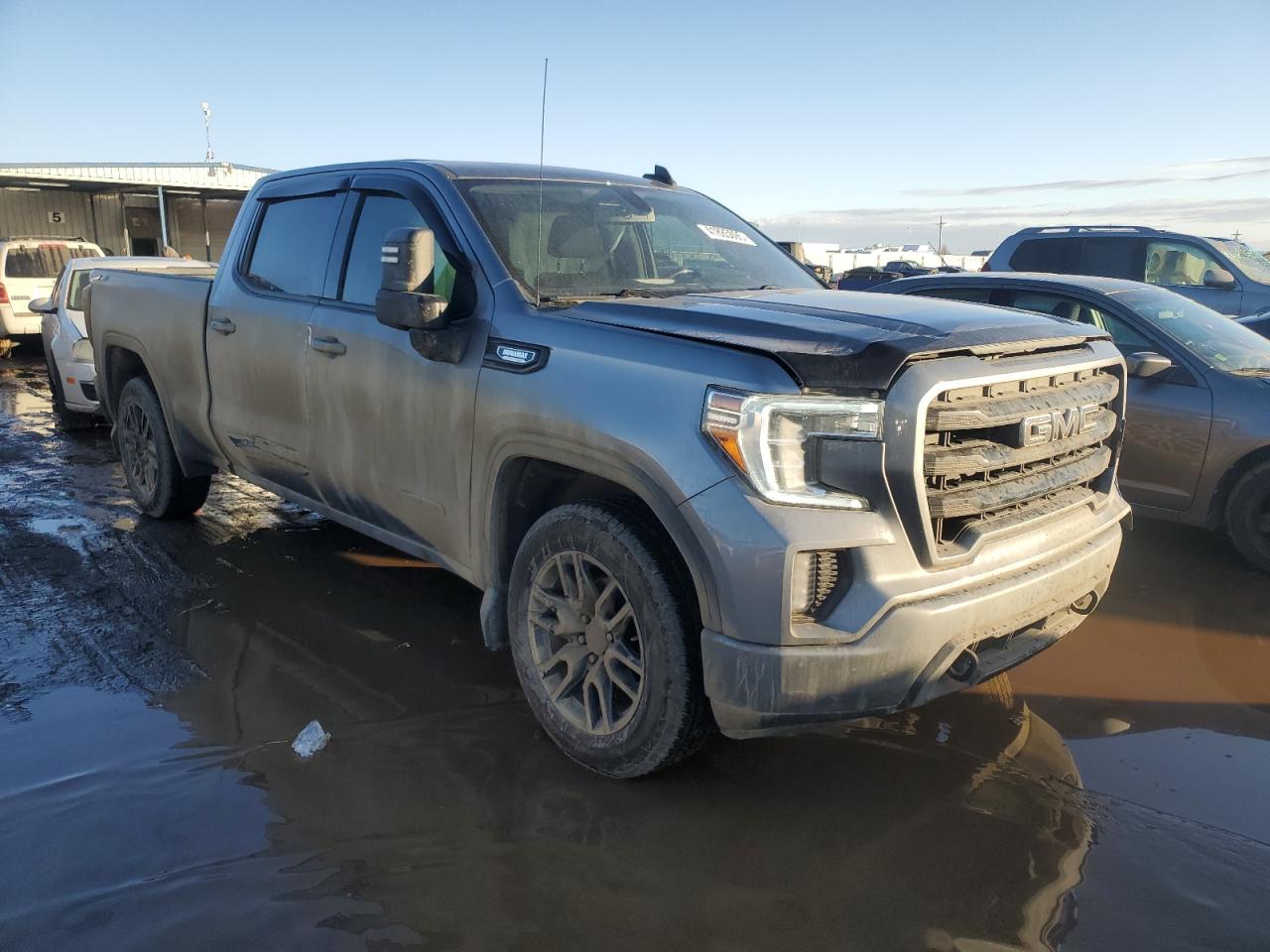 2021 GMC Sierra VIN 1GTU9CET1MZ237819 Copart auction photo, side damage thumbnail 4