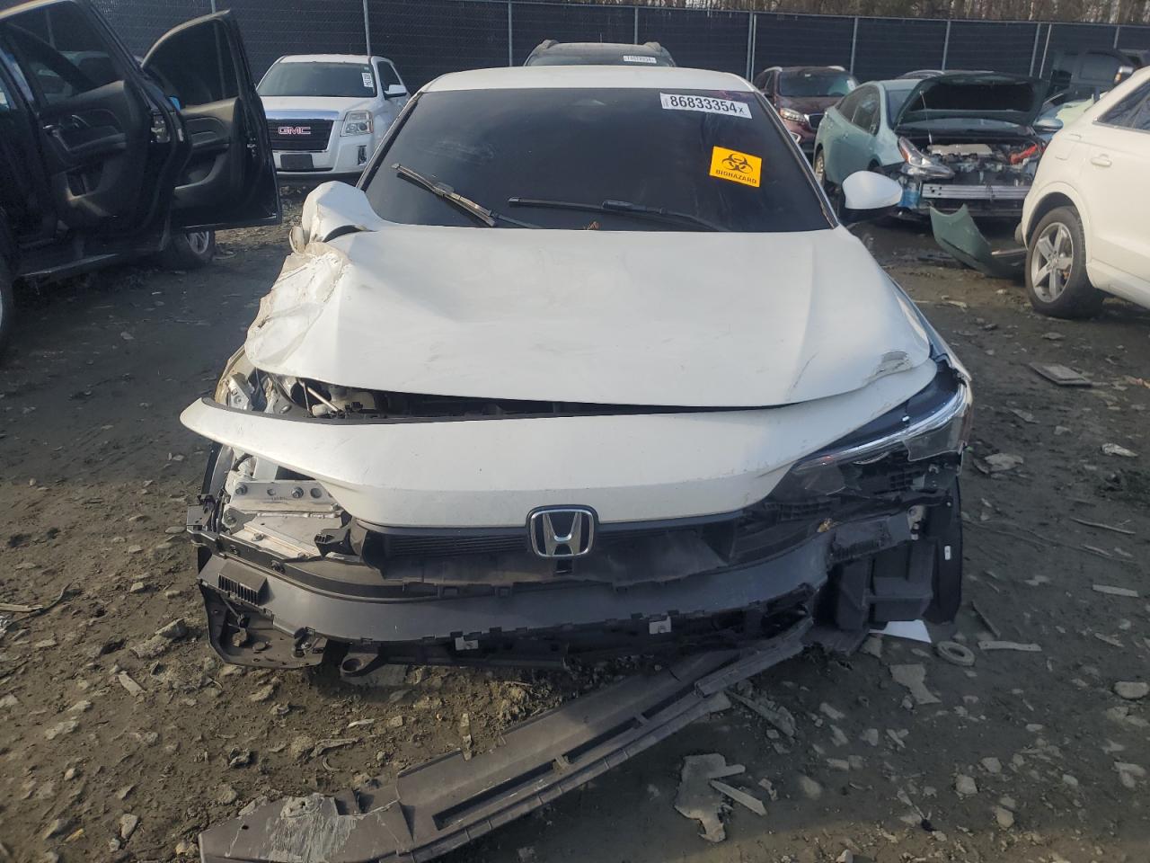 2022 Honda Civic VIN 2HGFE2F2XNH527306 Copart auction photo, all over damage thumbnail 5
