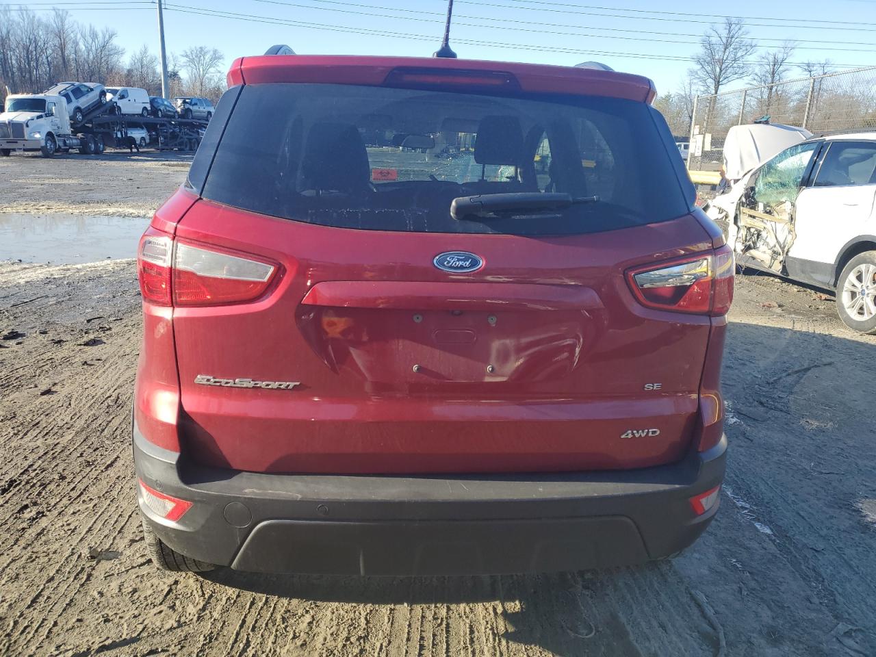 2018 Ford EcoSport VIN MAJ6P1UL2JC221346 Copart auction photo, front end / mechanical damage thumbnail 6