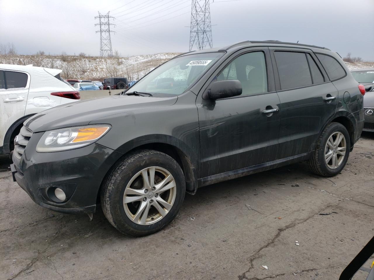 2012 Hyundai Santa Fe VIN 5XYZK4AG7CG148004