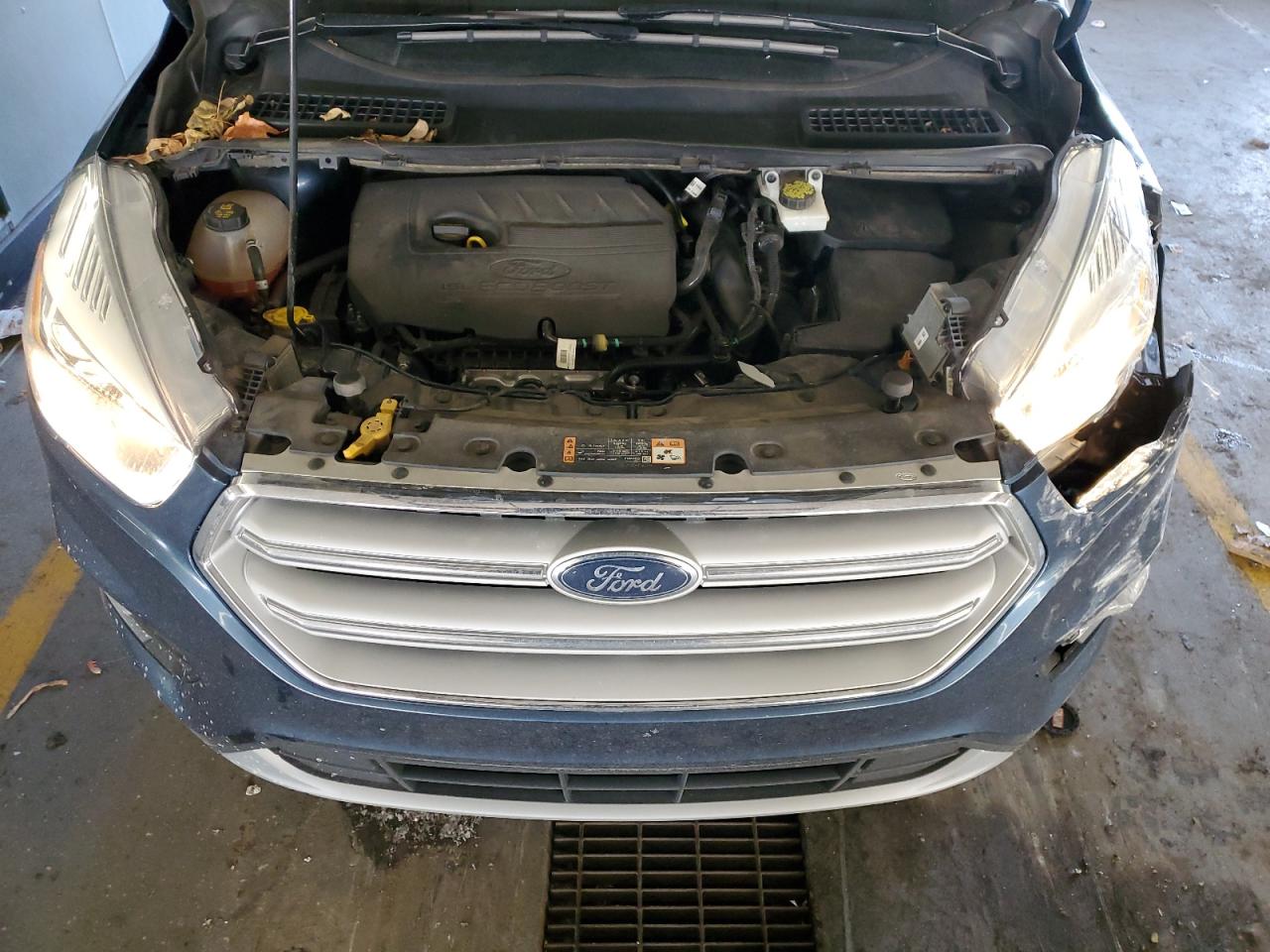2018 Ford Escape VIN 1FMCU9HD5JUC68951 Copart auction photo, front end damage thumbnail 12