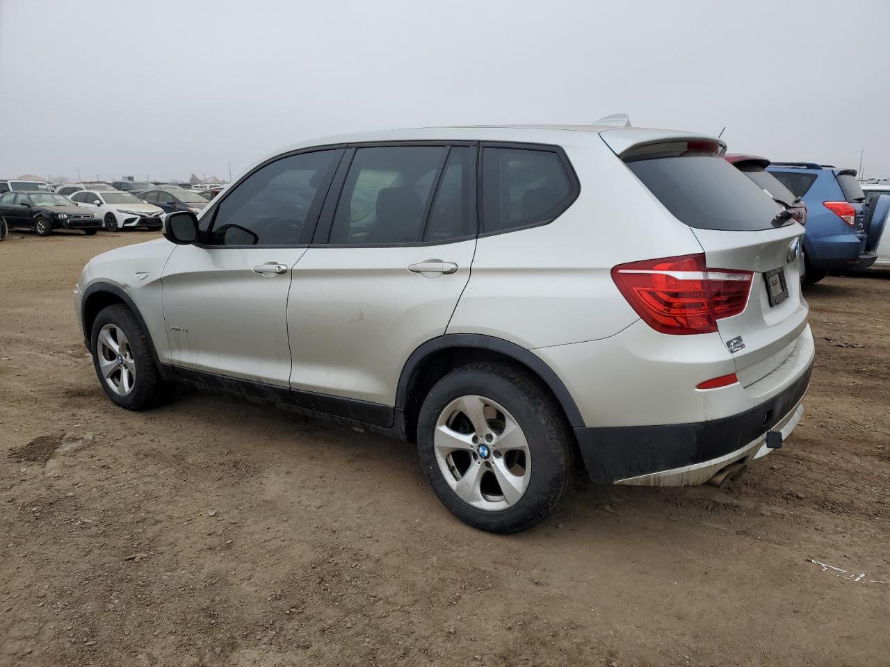 2011 BMW X3 VIN 5UXWX5C53BL713419 Copart auction photo, side / front end damage thumbnail 2