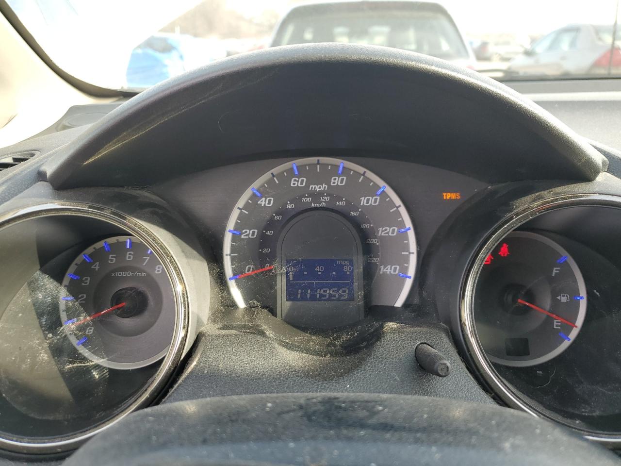 2012 Honda Fit VIN JHMGE8H51CC001593 Copart auction photo, all over damage thumbnail 9