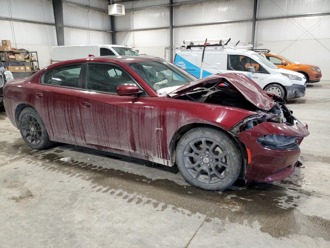 2018 Dodge Charger VIN 2C3CDXJG8JH136433 Copart auction photo, front end damage thumbnail 4
