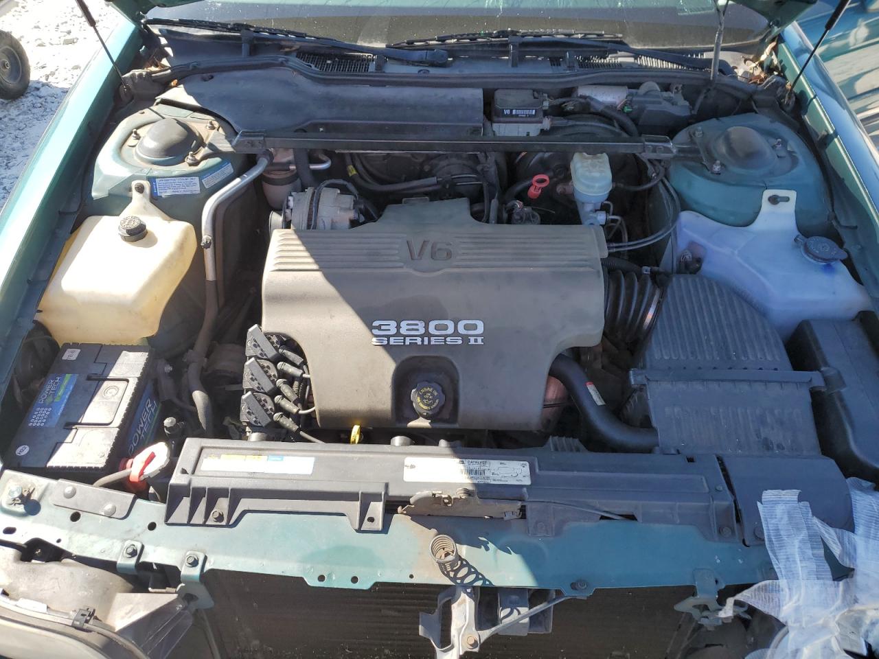 1998 Buick LeSabre VIN 1G4HP52K3WH452380 Copart auction photo, top/roof / front end damage thumbnail 11