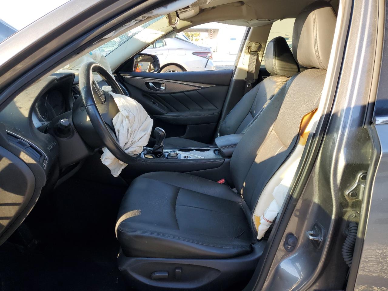 2015 Infiniti Q50 VIN JN1BV7AP7FM335601 Copart auction photo, all over / undercarriage damage thumbnail 7