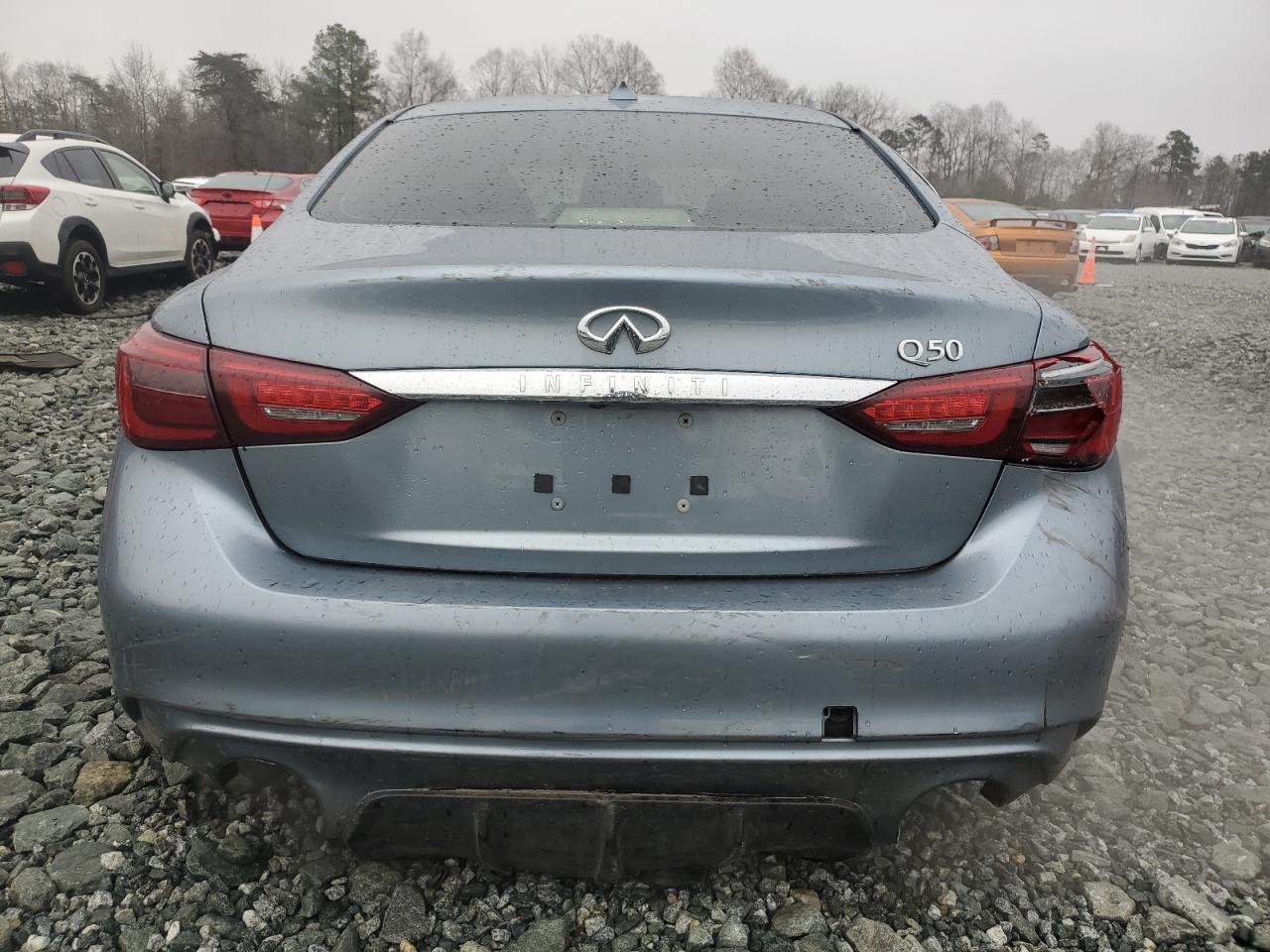 2018 Infiniti Q50 VIN JN1EV7AP8JM363364 Copart auction photo, all over damage thumbnail 6