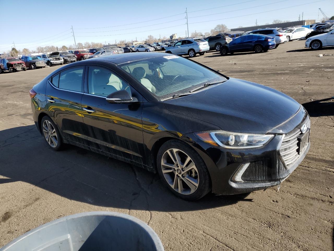 2017 Hyundai Elantra VIN 5NPD84LF3HH068745 Copart auction photo, front end damage thumbnail 4