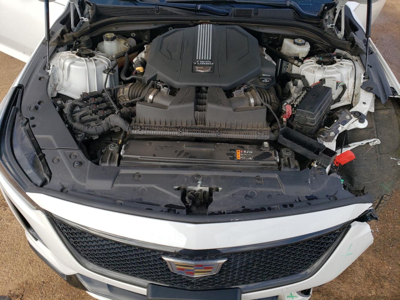 2020 Cadillac CT5 VIN 1G6DR5RWXL0134419 Copart auction photo, front end damage thumbnail 11
