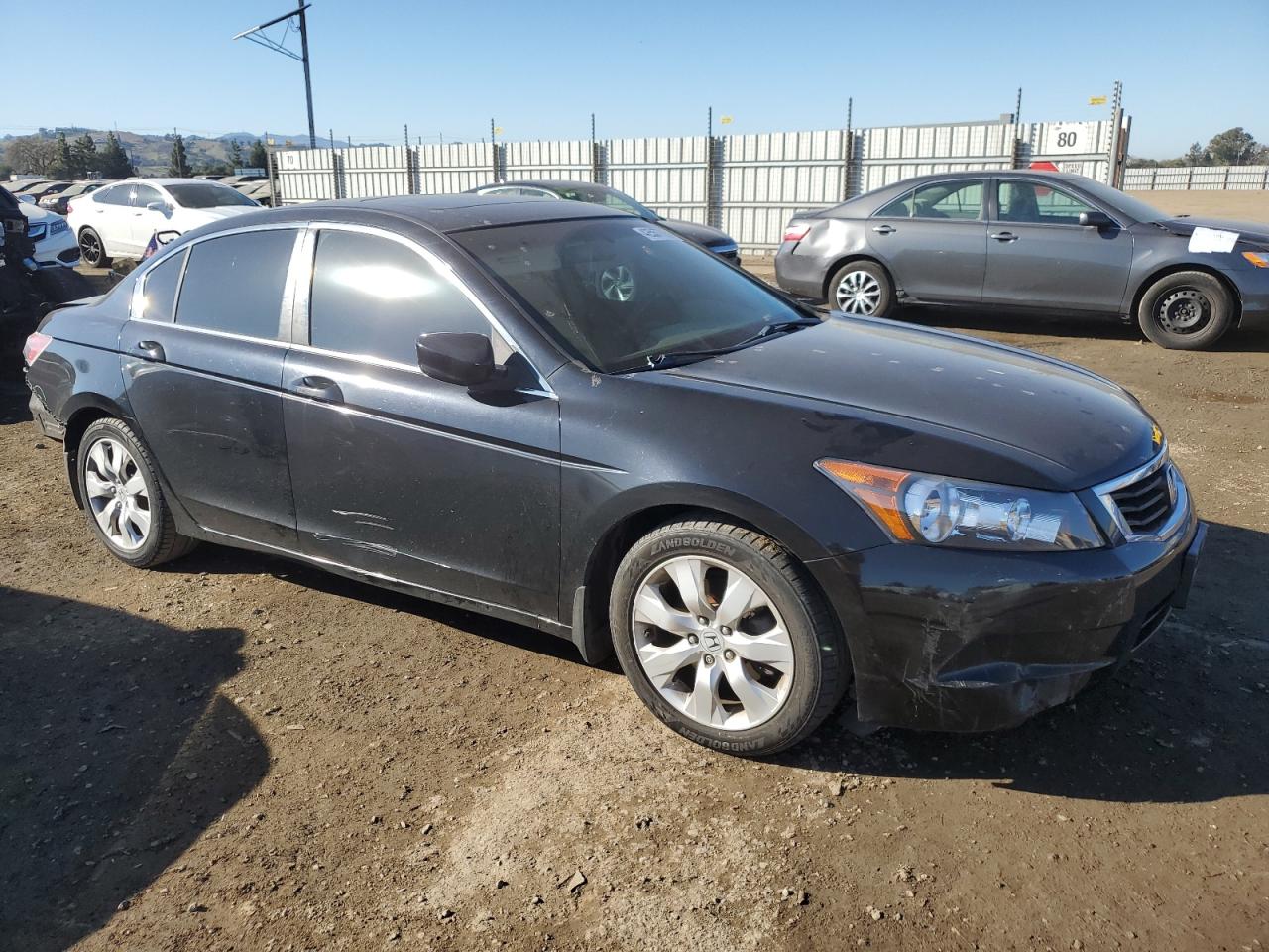 2008 Honda Accord VIN JHMCP26748C062955 Copart auction photo, rear end damage thumbnail 4