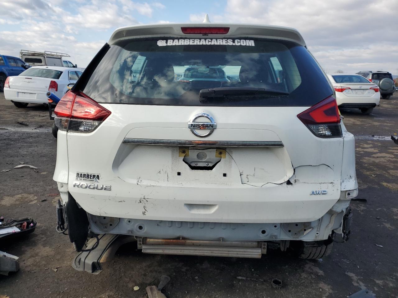 2018 Nissan Rogue VIN KNMAT2MV4JP565972 Copart auction photo, front end / rear end damage thumbnail 6