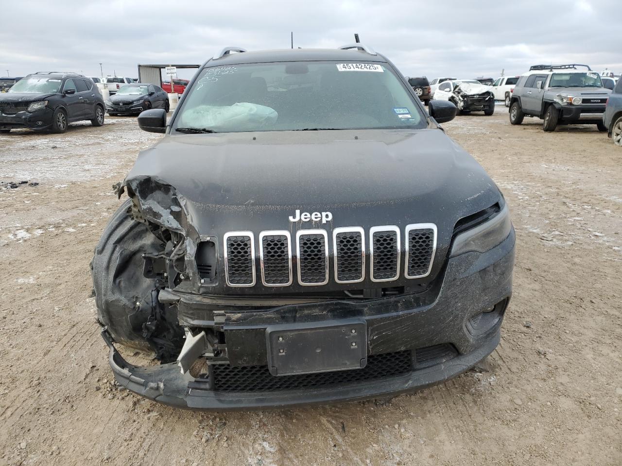 2019 Jeep Grand Cherokee VIN 1C4PJLCB0KD487691 Copart auction photo, front end damage thumbnail 5
