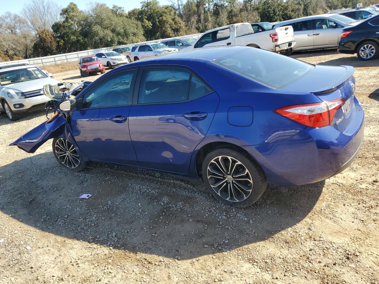 2016 Toyota Corolla VIN 2T1BURHE2GC609513 Copart auction photo, front end / side damage thumbnail 2