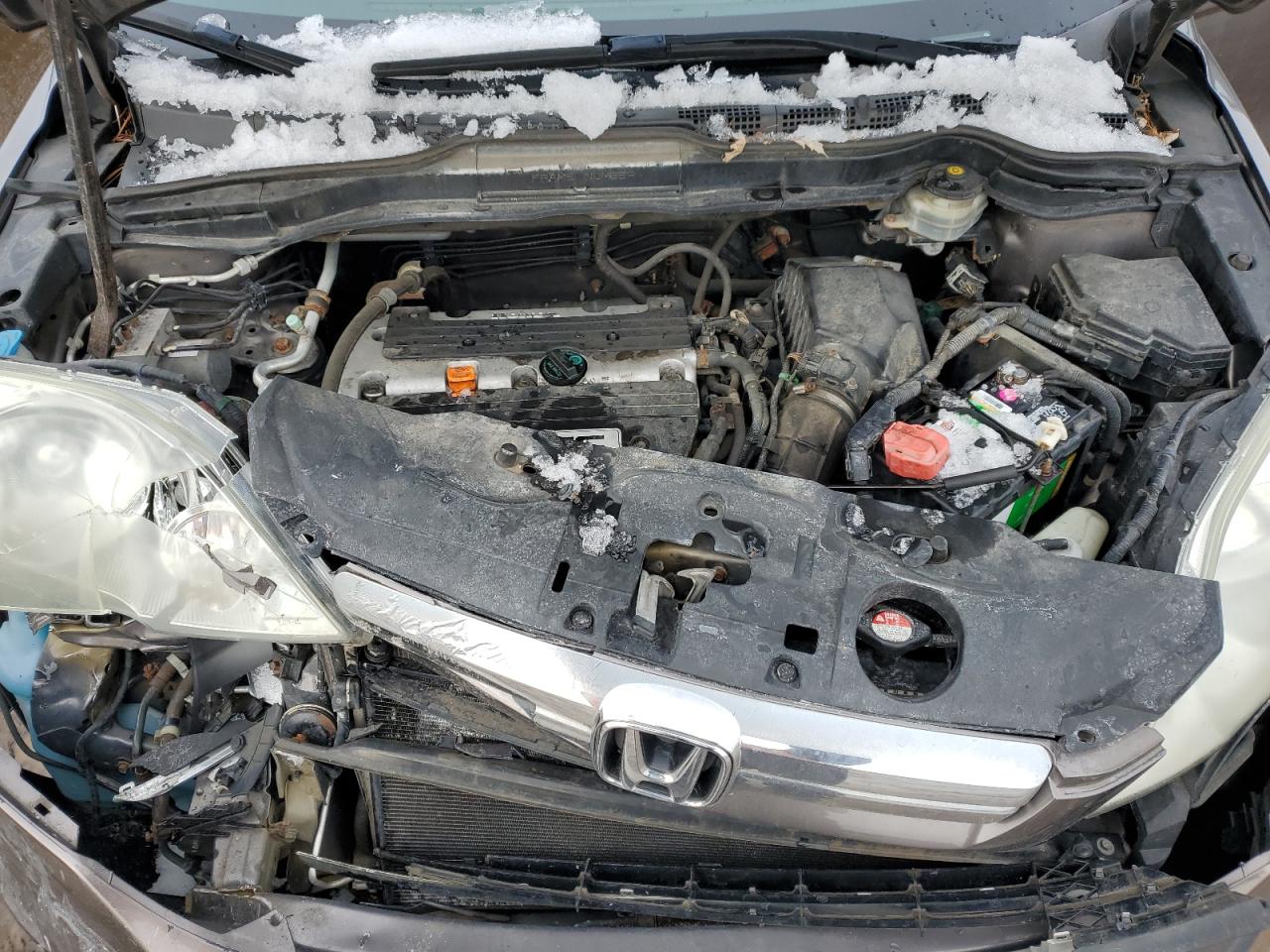 2009 Honda CR-V VIN 3CZRE48569G703296 Copart auction photo, front end damage thumbnail 14