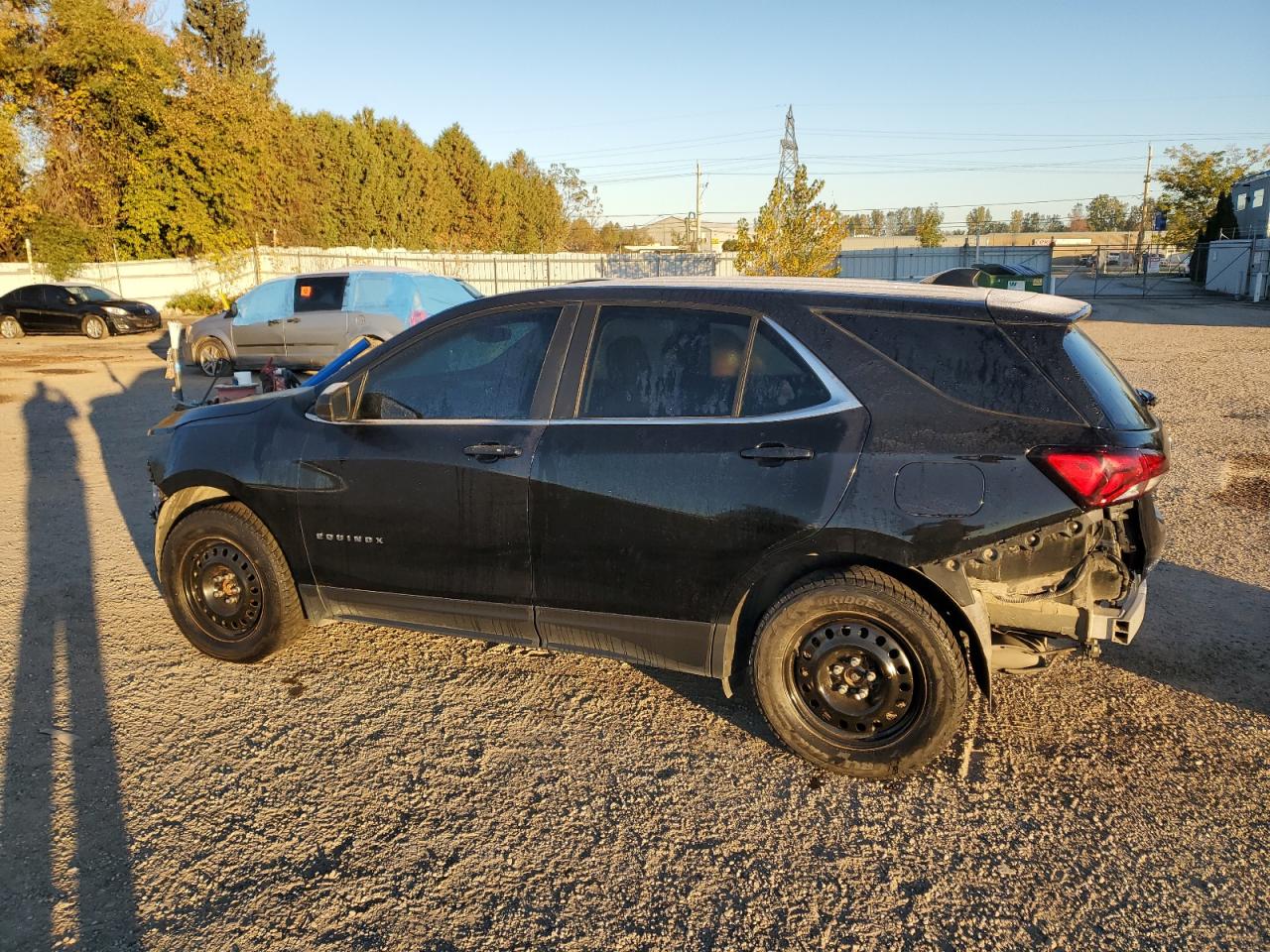 2022 Chevrolet Equinox VIN 3GNAXUEV9NL111398 Copart auction photo, front end / rear end damage thumbnail 2
