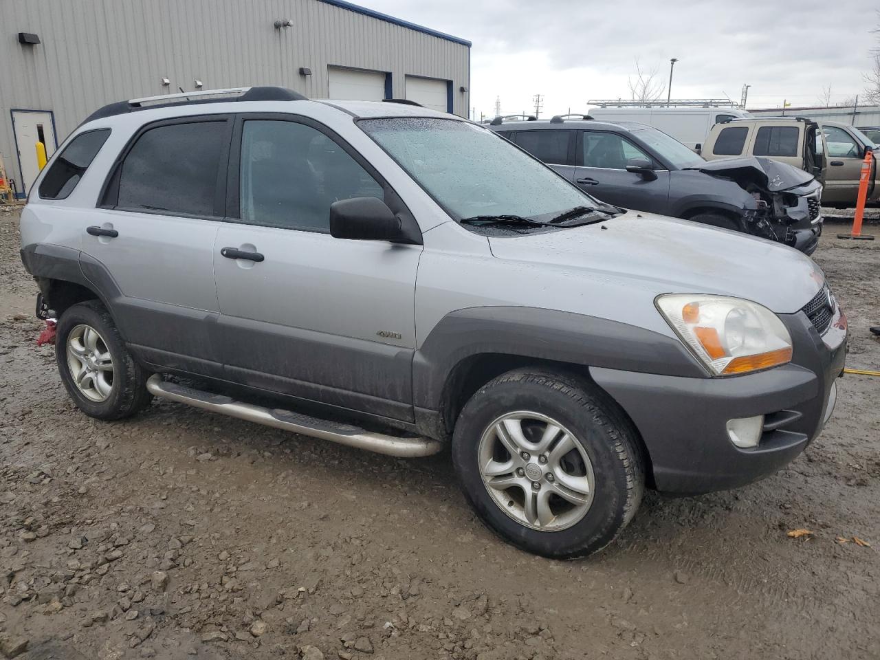 2006 KIA Sportage VIN KNDJE723967266042 Copart auction photo, rear end damage thumbnail 4