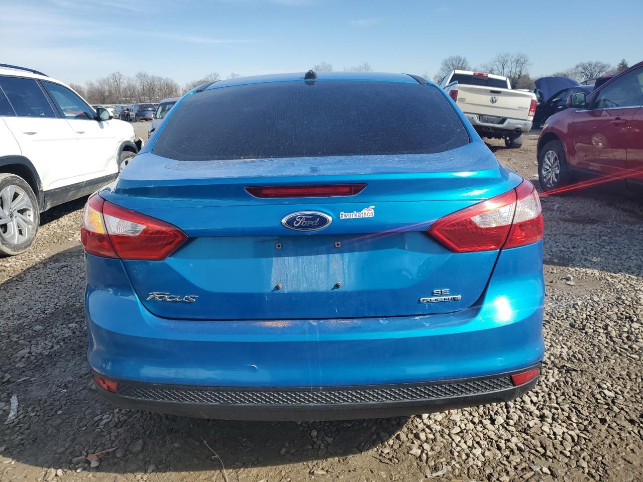 2014 Ford Focus VIN 1FADP3F21EL167325 Copart auction photo, front end damage thumbnail 6