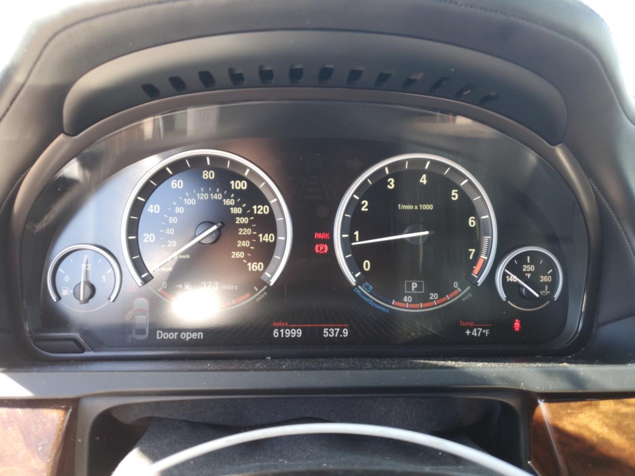 2013 BMW 7er VIN WBAYF8C53DD140112 Copart auction photo, front end damage thumbnail 9