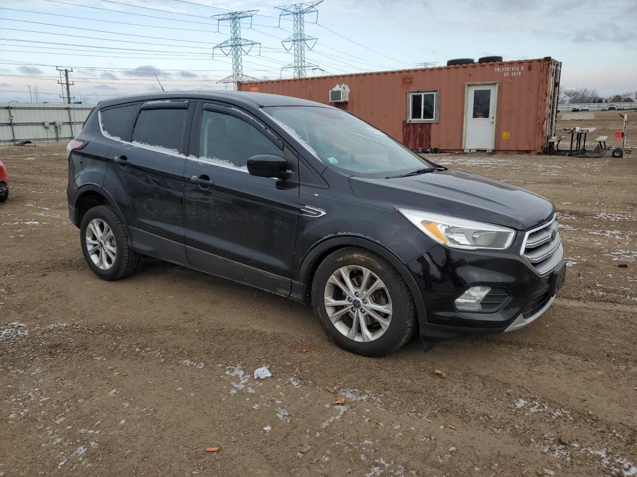2017 Ford Escape VIN 1FMCU0GD3HUD36123 Copart auction photo, front end / undercarriage damage thumbnail 4
