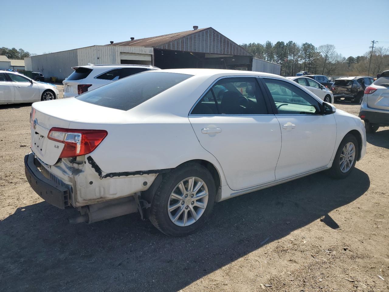 2012 Toyota Camry VIN 4T4BF1FK6CR219615 Copart auction photo, rear end damage thumbnail 3