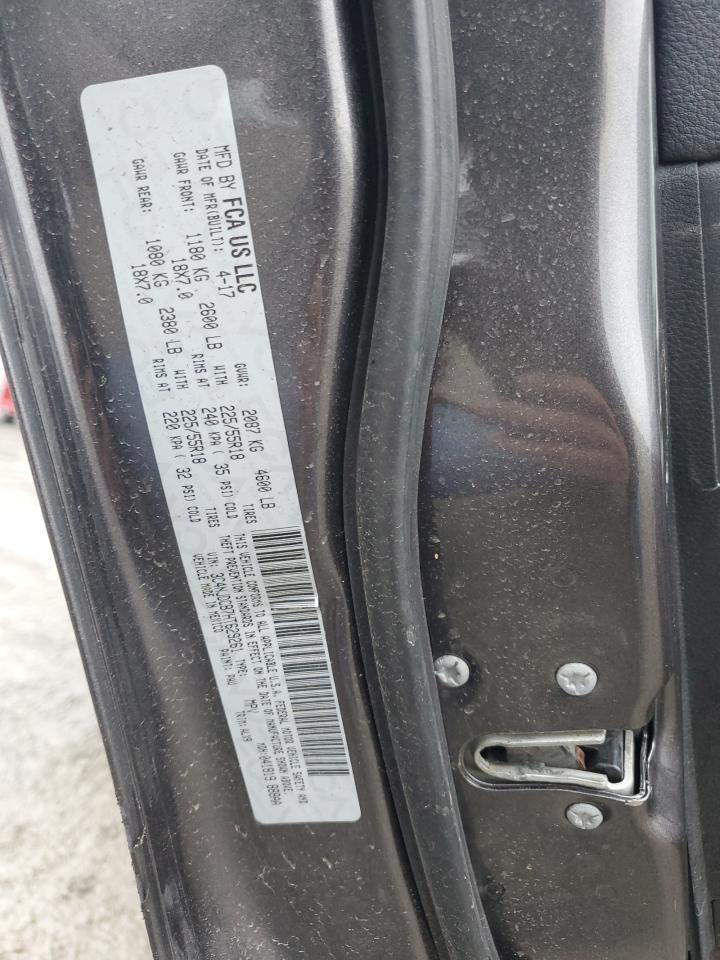 2017 Jeep Compass VIN 3C4NJDCB7HT629261 Copart auction photo, biohazard/chemical / all over damage thumbnail 12