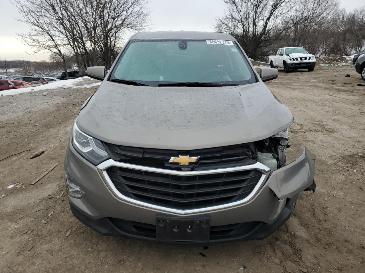2018 Chevrolet Equinox VIN 3GNAXSEV6JS534878 Copart auction photo, undercarriage / front end damage thumbnail 5