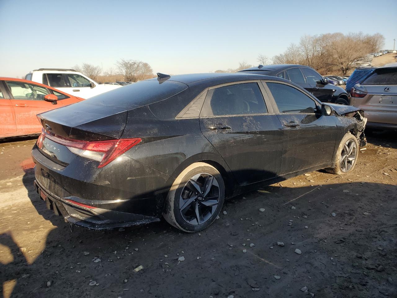 2023 Hyundai Elantra VIN KMHLS4AG7PU445179 Copart auction photo, front end damage thumbnail 3