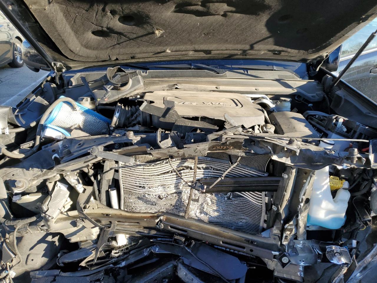 2016 Chevrolet Colorado VIN 1GCGTCE3XG1362352 Copart auction photo, front end / undercarriage damage thumbnail 11