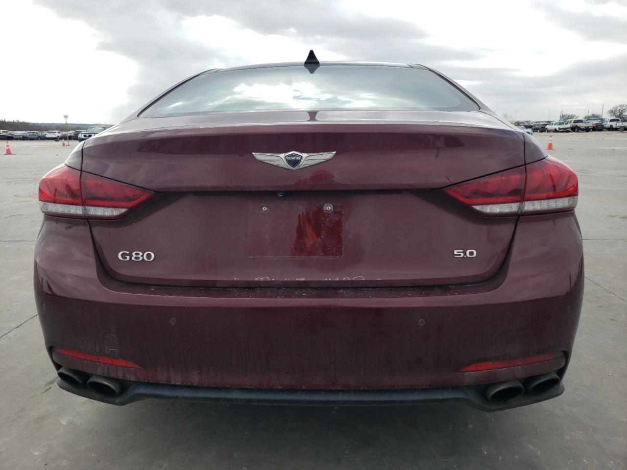 2017 Genesis G80 VIN KMHGN4JF5HU173913 Copart auction photo, all over damage thumbnail 6