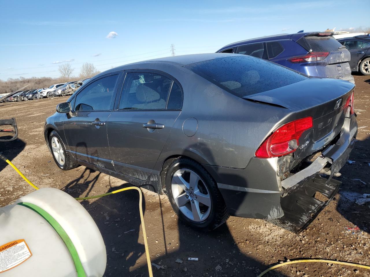 2006 Honda Civic VIN 1HGFA16876L126228 Copart auction photo, rear end damage thumbnail 2