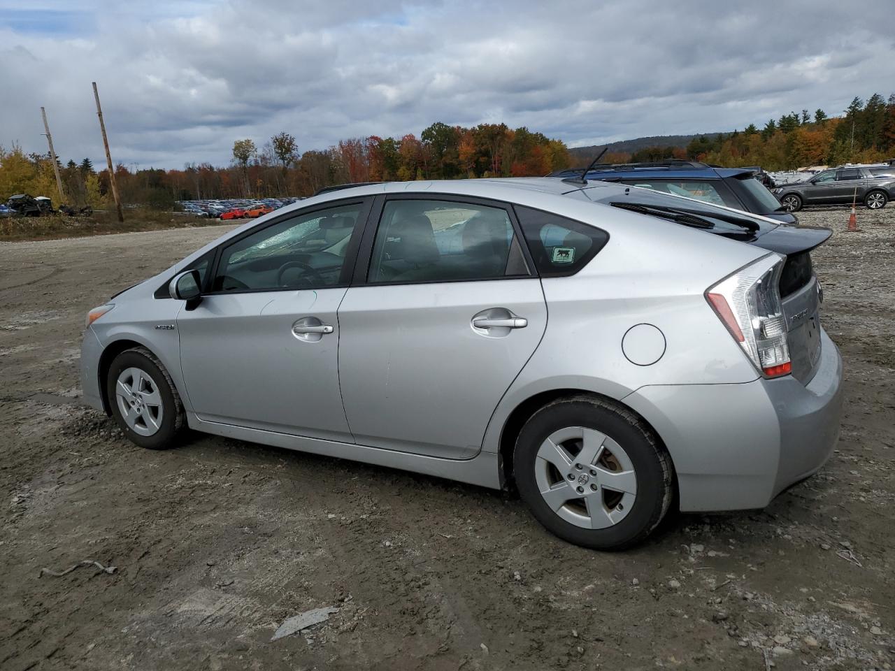 2011 Toyota Prius VIN JTDKN3DU7B5314274 Copart auction photo, top/roof damage thumbnail 2