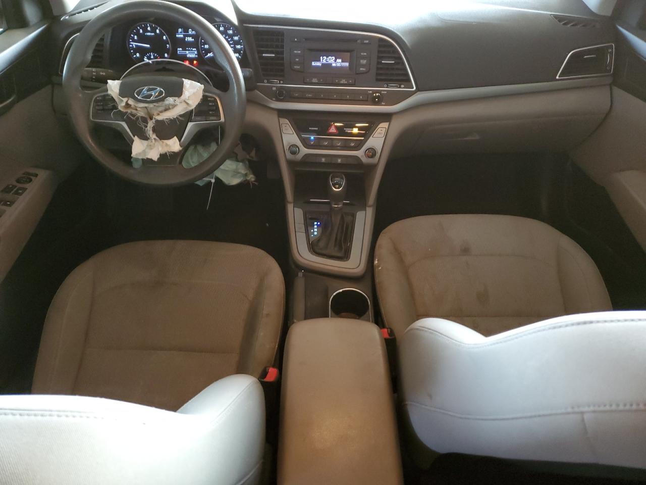 2017 Hyundai Elantra VIN KMHD74LF0HU121423 Copart auction photo, front end damage thumbnail 8