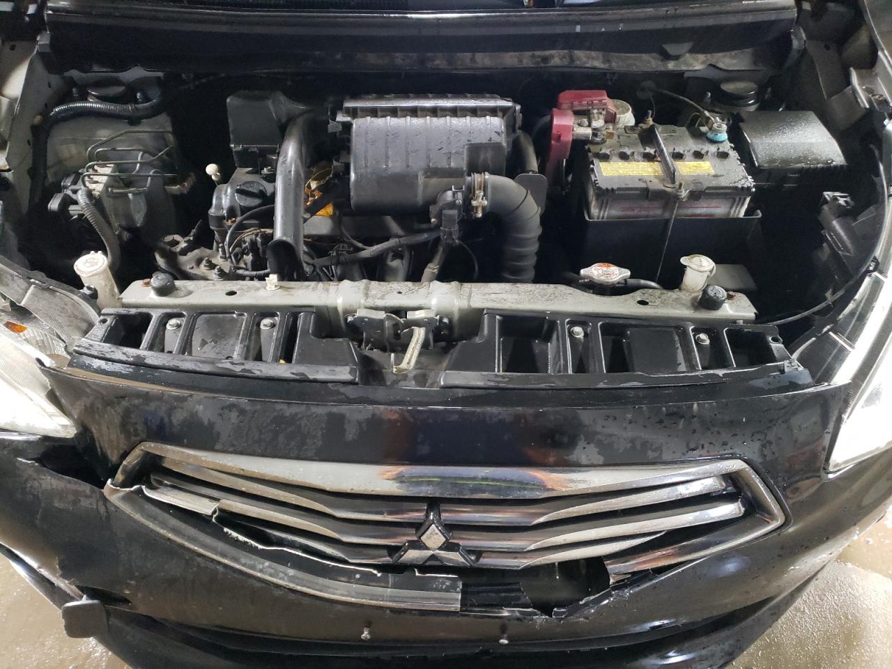 2017 Mitsubishi Mirage VIN ML32F3FJ2HHF05419 Copart auction photo, rear end / front end damage thumbnail 11