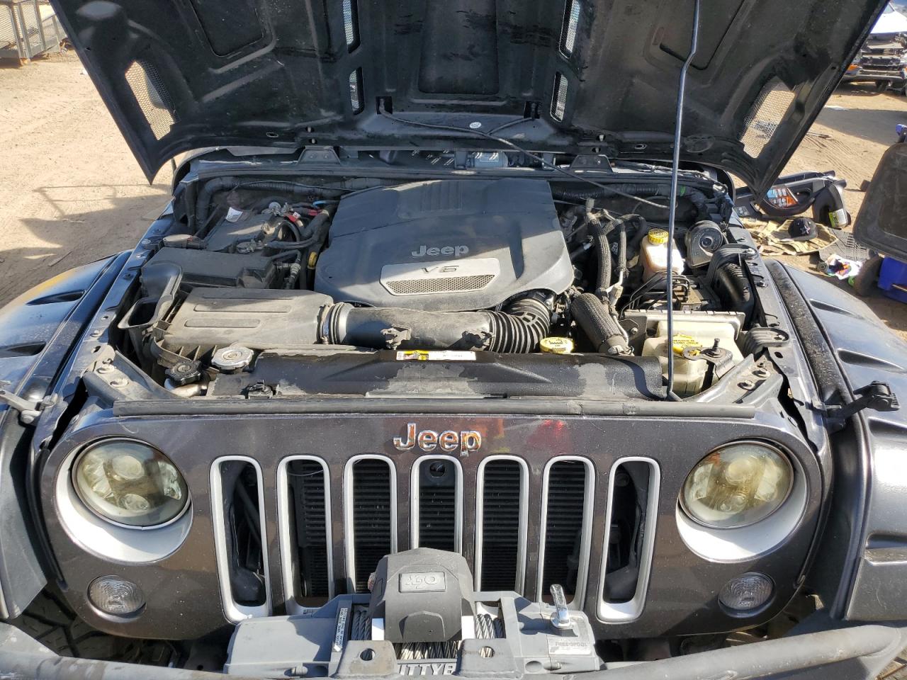 2016 Jeep Wrangler VIN 1C4HJWEGXGL326826 Copart auction photo, all over damage thumbnail 12