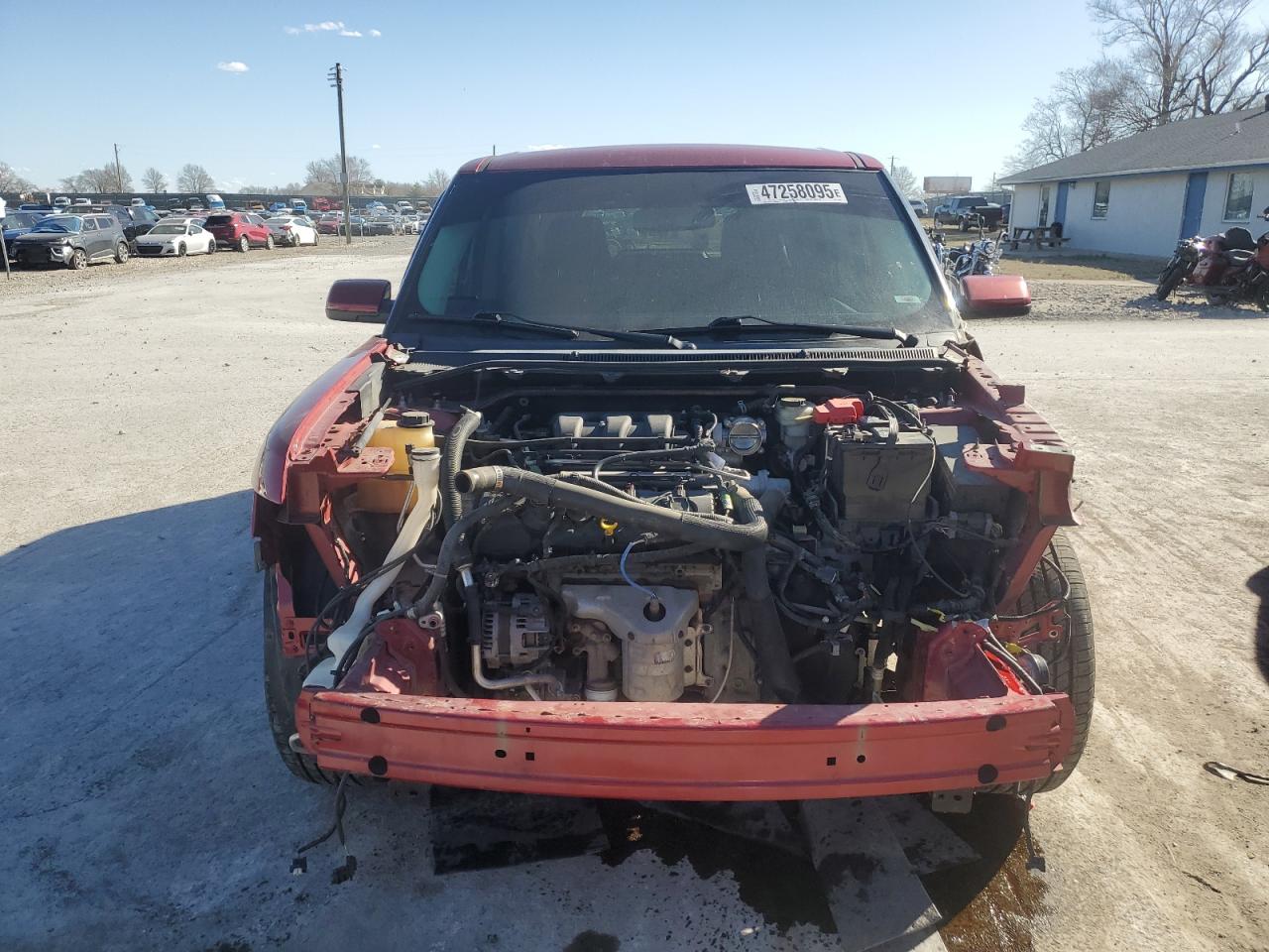 2015 Ford Flex VIN 2FMGK5D83FBA15231 Copart auction photo, front end damage thumbnail 5